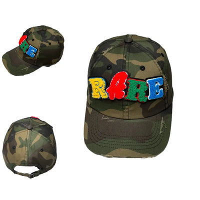 Rare Hat, Camouflage Print Distressed Dad Hat Reanna’s Closet 2