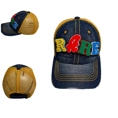 Rare Hat, Distressed Trucker Hat with Mesh Back - Reanna’s Closet 2