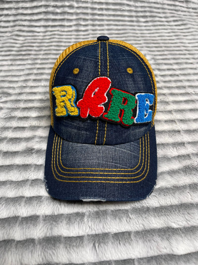 Rare Hat, Distressed Trucker Hat with Mesh Back - Reanna’s Closet 2