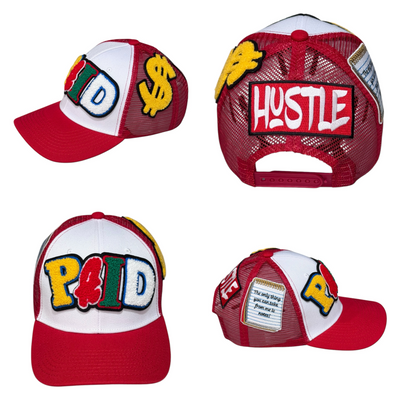 Remixed Paid Trucker Hat-Multi