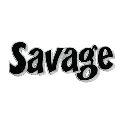 Savage Patch, Embroidered Iron on Patch - Reanna’s Closet 2