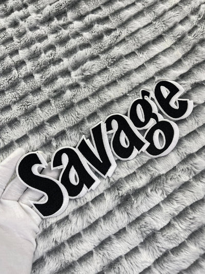 Savage Patch, Embroidered Iron on Patch Reanna’s Closet 2®