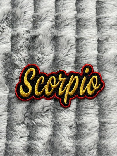 Scorpio Patch, 4” Embroidered Patch, Iron on Patch - Reanna’s Closet 2