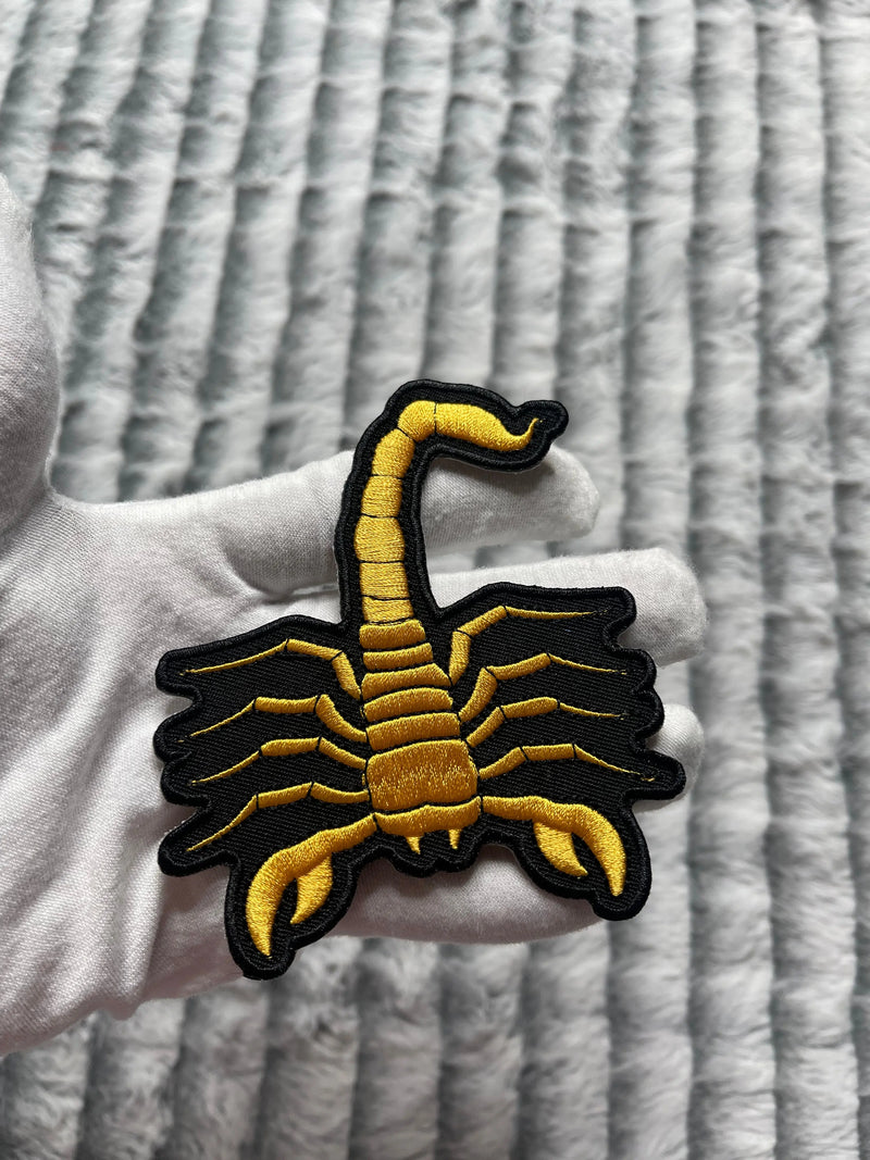 Scorpion Patch, 4” Embroidered Patch, Iron on Patch - Reanna’s Closet 2