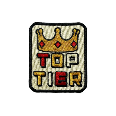 Top Tier Patch, 3” Embroidered Patch, Iron on Patch - Reanna’s Closet 2