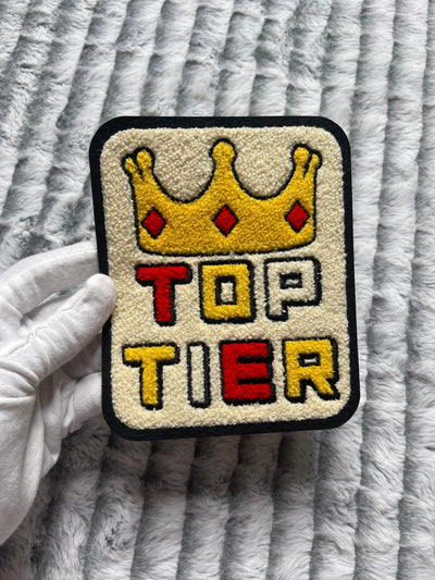 Top Tier Patch, Chenille Patch, Sew on Patch - Reanna’s Closet 2