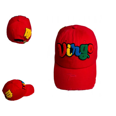 Virgo Hat, Distressed Dad Hat - Reanna’s Closet 2