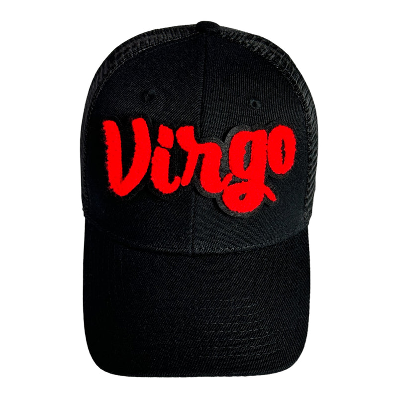 Virgo Trucker Hat (Black/Red)