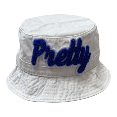 White Pretty Bucket Hat