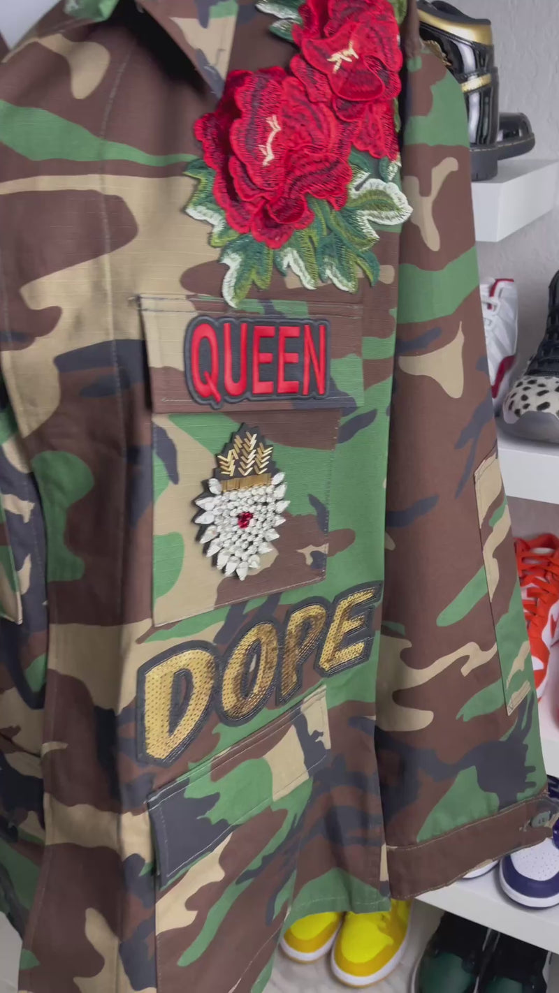 FREESTYLE Fatigue Camo Jacket for Unisex Style Size Large